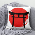 Ljojo Lucky Cat Japanese Style Sofa Bed Pillow Cover: Mount Fuji Japanese Art