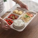 Ljojo Meal Plate Set - Fast Food Bowls Separation Plate Bowl Cup Dinner Set