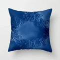Blue Pattern Cushion Cover 45*45cm Pillowcase for Bedroom Sofa Home Decor by Ljojo