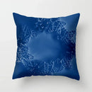 Blue Pattern Cushion Cover 45*45cm Pillowcase for Bedroom Sofa Home Decor by Ljojo