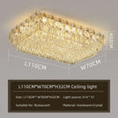Ljojo Luxury Crystal Chandelier: High End Bedroom Living Room Pendant Light