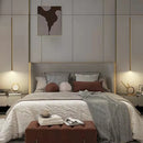 Ljojo Minimalist Pendant Lights: Gold/Black Adjustable Chandeliers for Bedroom, Living, Dining Room