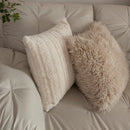 Ljojo Luxury Jacquard Embroidery Cushion Cover 45x45 with Tassel Detail