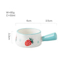 Ljojo Mini Milk Pot with Seasoning Handle - Creative Ceramic Milk Cup, 50ml