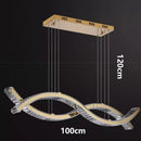 Ljojo Luxury Crystal Chandelier - Elegant Dining Room Pendant Lamp Fixture for Indoor Lighting