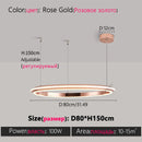 Ljojo LED Chandelier: Modern Dining Room Lighting for Bedroom, Living Room, and Study