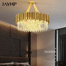 Ljojo Luxury Crystal LED Ceiling Chandelier for Living Room and Restaurant