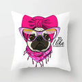 Cute Pug Bulldog Pillowcase for Living Room Decor - Ljojo Home Decor