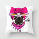 Cute Pug Bulldog Pillowcase for Living Room Decor - Ljojo Home Decor