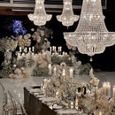 Ljojo Luxury European Crystal Chandelier for High Ceiling Staircase.LatLngere