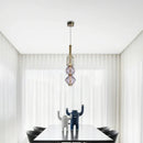 Italian Glass Pendant Lamp Modern Led Chandelier for Living Bedroom Kitchen Island Dining Table by Ljojo
