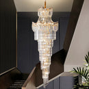 Ljojo Luxury Crystal Chandelier for Living Room, Stair, Loft, Villa Duplex