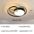 Minimalist Ring LED Ceiling Lamp for Bedroom | Modern Indoor Lighting Fixture by Ljojo