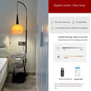 Contemporary Orange Floor Lamp by Ljojo - Mid Century Style with Table & Storage