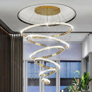 Ljojo LED Pendant Chandeliers for Staircase | Modern Home Decor Hanging Light