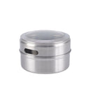 Stainless Steel Magnetic Seasoning Jar Set - Dustproof Portable Barbecue Spice Container - Ljojo
