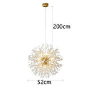 Ljojo LED Pendant Lamp Chandelier for Living Room Decor Indoor Lighting Fixtures