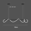 Ljojo Long Hose Led Chandelier Modern Dining Table Kitchen Nordic Pendant Lamp Fixture