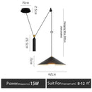 Nordic Creative Droplight Chandelier for Dining Room | Ljojo Modern LED Lamp for Restaurant Personality
