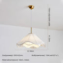 Nordic Fabric Led Chandelier Modern White E27 Pendant Lights - Ljojo