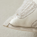 Jacquard Sofa Cushion Cover by Ljojo - Soft, Decorative, Zipper Closure