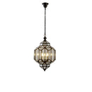 American Solid Brass Outdoor Chandelier - Waterproof Black Soldered Finish for Porch & Gazebo by Ljojo