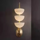 Ljojo Luxury Marble Copper Wall Lamp for Bedroom Living Room Dining Room