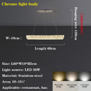 Ljojo Modern Art Decor Crystal LED Chandelier | Elegant Pendant Light for Living & Dining Room