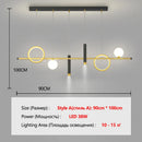 Ljojo LED Chandelier with Spotlights - Luxury Cluster Pendant Light for Dining Room & Kitchen Island