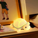 Ljojo LED Turtle Night Light Cute Silicone Animal Cartoon Soft Lamp - Children's Room Decoration
