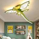 Dinosaur Ceiling Lamp LED Boy Bedroom Light Creative Cartoon Modern Kids Room Decor Ljojo