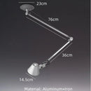 Ljojo Long Arm Aluminium Pendant Light Modern Hanging Lamp E27 Bulb Dining Room Bedroom