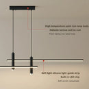 Ljojo Minimalist LED Pendant Chandelier for Kitchen Island Dining Table