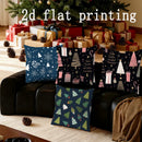 Christmas Tree & Gift Pattern Pillow Covers by Ljojo - Perfect for Sofa, Bedroom, Car