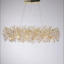 Luxury Gold Crystal Chandelier Pendant Lamp for Living Dining Bedroom - Ljojo