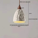 Ljojo LED Pendant Lights Modern Style Cement Wood Hanging Lamp