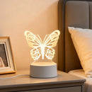 3D Butterfly LED Night Light USB Decorative Romantic Bedroom Decor Ljojo