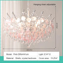 French Medieval Style Blue Crystal Chandelier Pendant Light for Luxury Living Spaces by Ljojo
