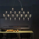 Modern LED Pendant Light Chandelier for Home Decoration by Ljojo | Chic Strip Design