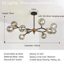 Nordic Glass Ball Light Led Ceiling Chandelier Indoor Lighting Fixture Ljojo