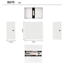 12W LED Wall Lamp Modern Indoor Lighting Aluminum Sconces for Living Room Bedroom Ljojo