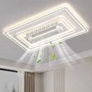 Modern Invisible Bladeless Ceiling Fan Lamp for Master Bedroom - Ljojo