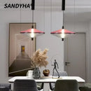 Nordic Spaceship Chandelier LED Pendant Light for Living Room - Minimalist Home Decor Ljojo