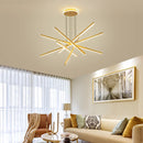 Ljojo Luminous Ceiling Plate Chandelier: Aluminum LED Lighting for Living Room Table Island