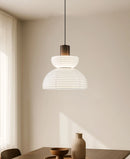 Japanese Style Silk Pendant Lamp Wabi Sabi Chandelier | Retro Home Lighting Fixture Ljojo