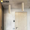 Natural Travertine Ceiling Light for Balcony Cloakroom by Ljojo