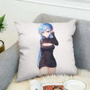 Ljojo 45x45 Cushions Covers for Bed Pillows, Sofa Anime Body Home Decor