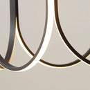 Ljojo Modern U Shape Dining Room Chandelier LED Light Fixtures