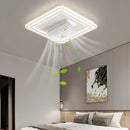 Modern Acrylic LED Ceiling Fan Light | Invisible Blades | Home Decor Lighting by Ljojo