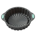 Ljojo 3D Spiral Silicone Cake Mold - Nonstick Pan for Birthday Desserts